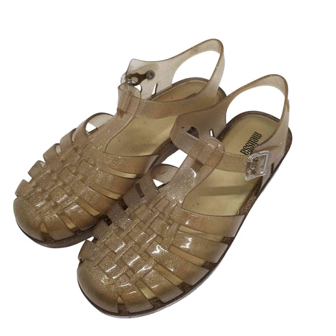 メリッサ melissa possession クリアゴールド サンダル レディース JPN:23
