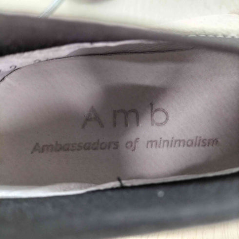 エーエムビー AmB スウェ-ド ミッドカット ハイカットスニーカー メンズ JPN:42