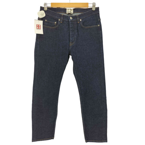 アクネストゥディオズ ACNE STUDIOS 濃紺 インディゴ ボタンフライ デニム パンツ レディース 33/32