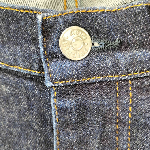 アクネストゥディオズ ACNE STUDIOS 濃紺 インディゴ ボタンフライ デニム パンツ レディース 33/32