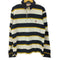 ブルックスブラザーズ BROOKS BROTHERS ロゴ 刺繍 L/S ボーダー ラガー ポロ シャツ メンズ import:XL