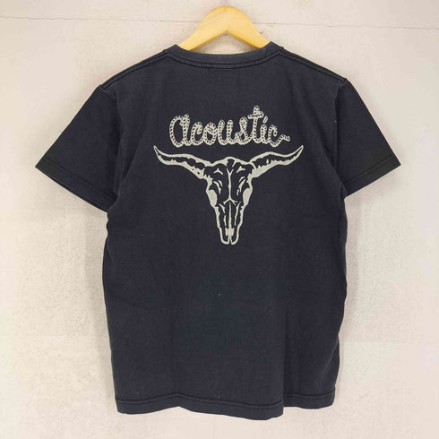 ACOUSTICK 両面プリント 半袖 クルーネックTシャツ メンズ JPN:S