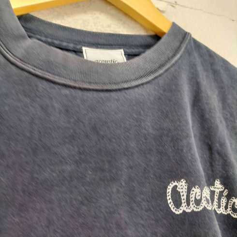 ACOUSTICK 両面プリント 半袖 クルーネックTシャツ メンズ JPN:S