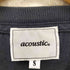 ACOUSTICK 両面プリント 半袖 クルーネックTシャツ メンズ JPN:S