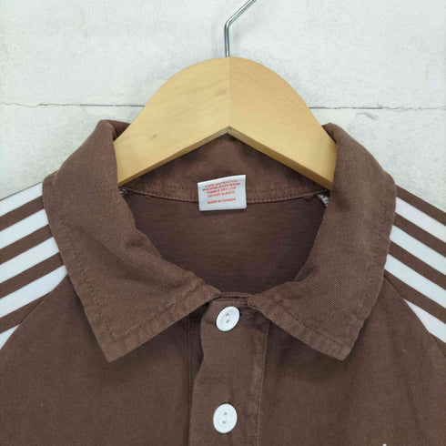 チェスウィック Cheswick ポケット付き ポロシャツ チェーンステッチ ストライプ切替 インディアンワッペン メンズ JPN:S