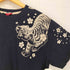 MATCH LABEL 和柄 両面プリント クルーネックTシャツ メンズ JPN:M