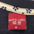 MATCH LABEL 和柄 両面プリント クルーネックTシャツ メンズ JPN:M