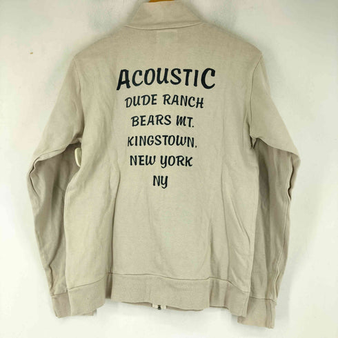 ACOUSTICK 両面プリント ジップアップ カットソー メンズ JPN:M