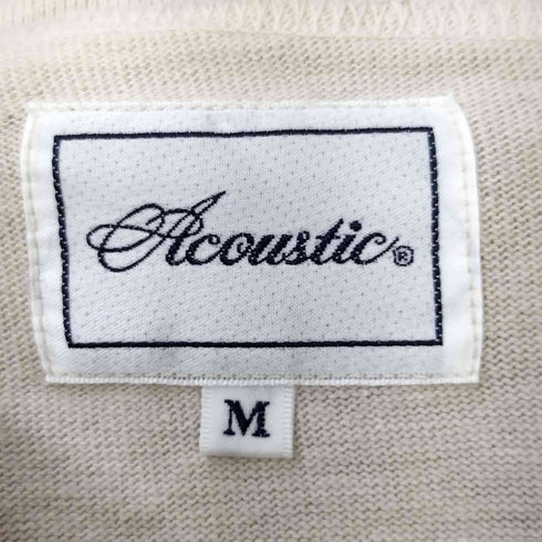 ACOUSTICK 両面プリント ジップアップ カットソー メンズ JPN:M