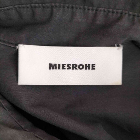 ミースロエ MIESROHE washableハイカウントタイプライターシャツワンピース レディース 1