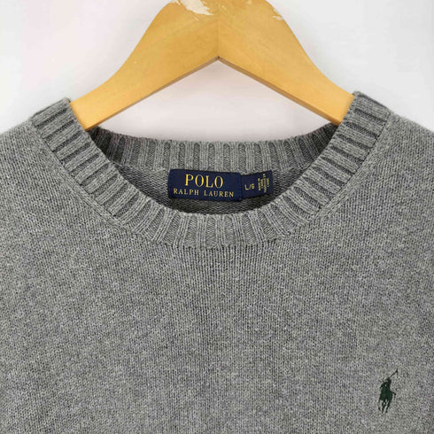 ポロラルフローレン POLO RALPH LAUREN スモールポニー刺繍 クルーネック ニット メンズ import:L