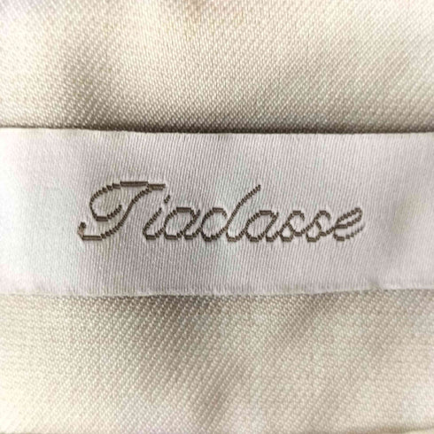 ティアクラッセ TIACLASSE フラップ付きミディアム丈フレアワンピース レディース JPN:L