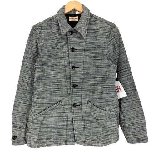 シュガーケーン SUGAR CANE WORK CLOTHING スラブ デニムカバーオール メンズ 36