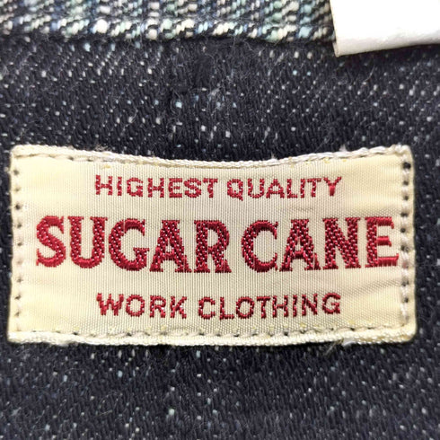シュガーケーン SUGAR CANE WORK CLOTHING スラブ デニムカバーオール メンズ 36