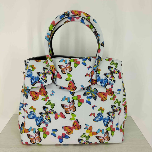 SAVE MY BAG 蝶柄 トートバッグ レディース