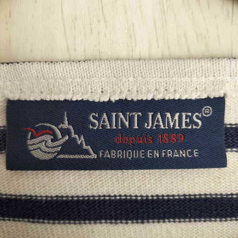 セントジェームス SAINT JAMES フランス製 ボーダー バスクシャツ レディース import:XS