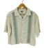 ハガークロージング HAGGAR リネン S/S オープンカラー キューバシャツ メンズ import:L