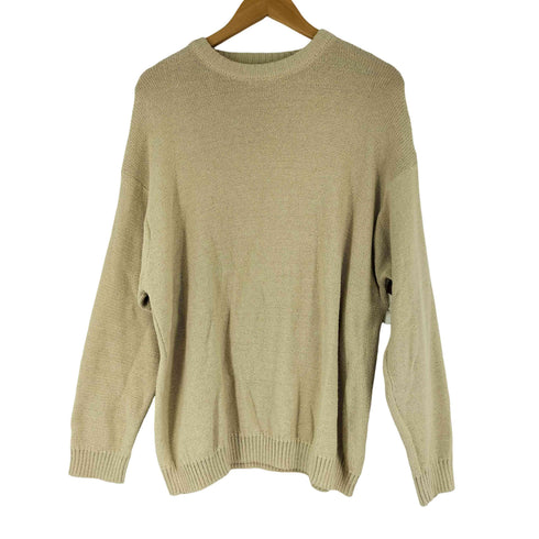 ザラ ZARA クルーネック コットンニット メンズ JPN:M