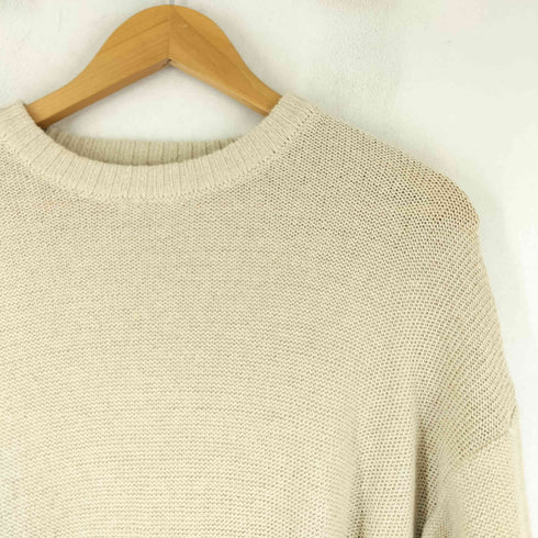 ザラ ZARA クルーネック コットンニット メンズ JPN:M