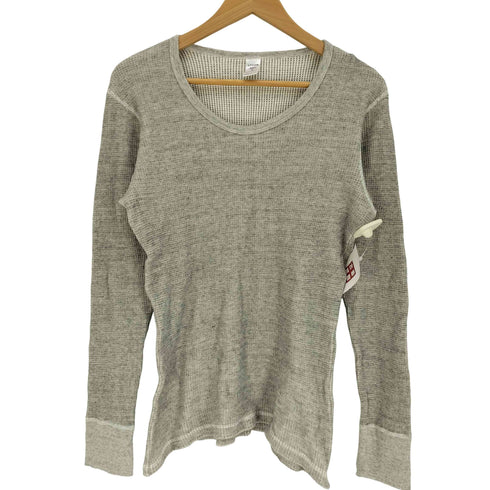 JIGSAW BASIC 日本製 ワッフル L/S クルーネック Tシャツ メンズ JPN:2