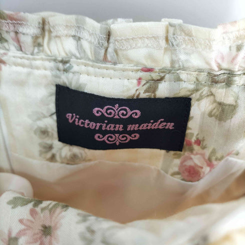 Victorian maiden ストライプローズリボンドレス レディース