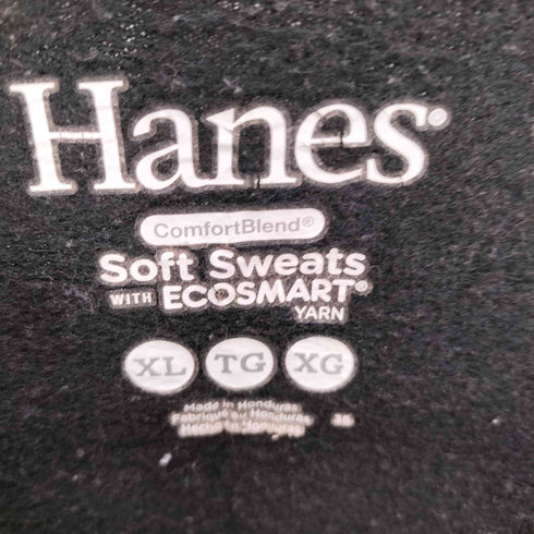 ヘインズ Hanes フロント プリント クルーネック プルオーバー スウェット メンズ import:XL