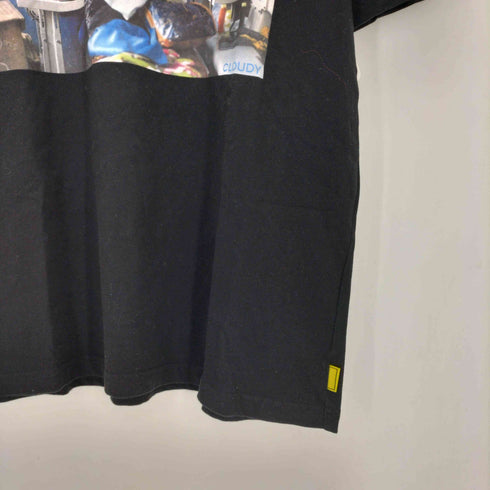 クラウディ CLOUDY フォトプリント クルーネックTシャツ メンズ import:L