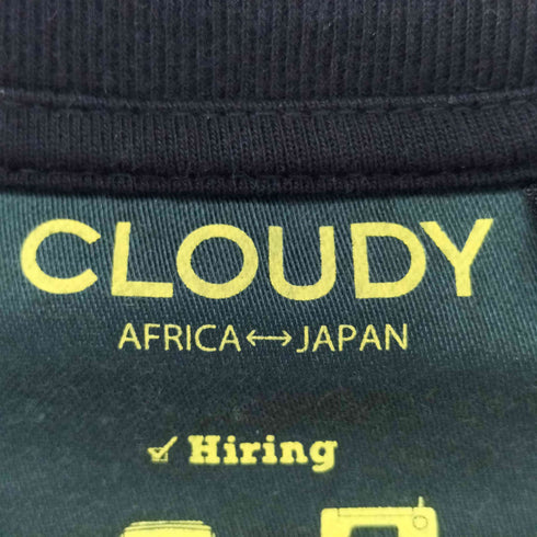クラウディ CLOUDY フォトプリント クルーネックTシャツ メンズ import:L