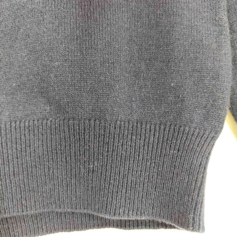 バーバリーズ BURBERRYS 90S 白タグ ウール カシミヤ ロゴ クルーネック ニット レディース import:M