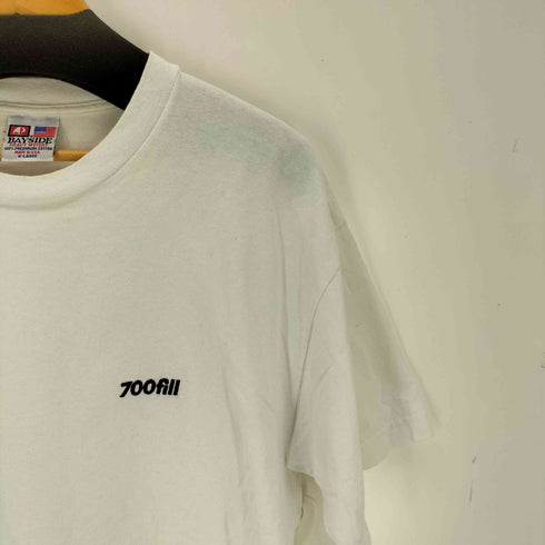 ベイサイド BAYSIDE 700FILL USA製 HEAVYWEIGHT ロゴ刺繍 半袖カットソー メンズ XL