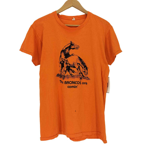90S THE BRONCOS ARE COMIN シングルステッチ Tシャツ メンズ import:XL