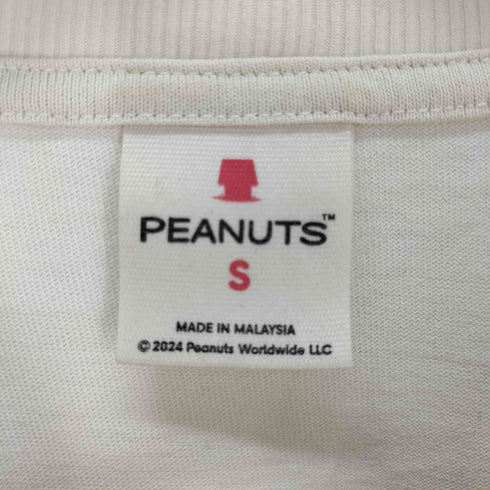 ピーナッツ PEANUTS キャラクタープリント 半袖 スウェット メンズ JPN:S