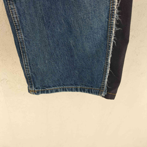 ディーゼル DIESEL ワイドレッグ サイドライン デニムパンツ レディース 26