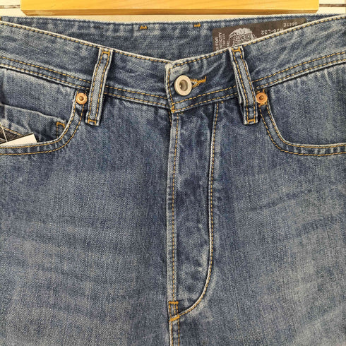ディーゼル DIESEL ワイドレッグ サイドライン デニムパンツ レディース 26