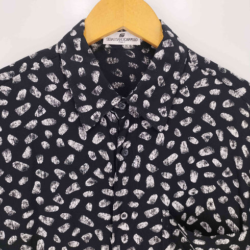 sebastianocappelio ITALY 総柄 S/S シャツ メンズ