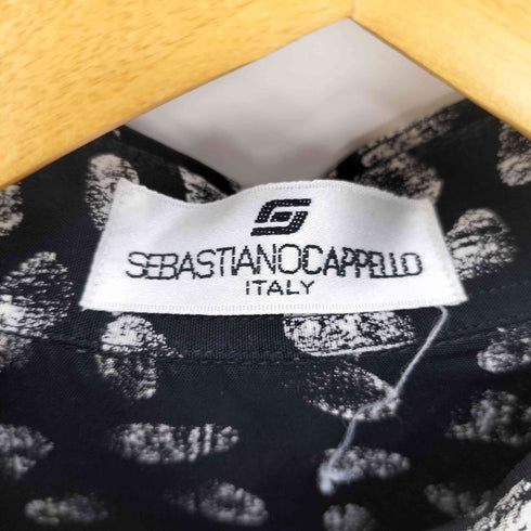 sebastianocappelio ITALY 総柄 S/S シャツ メンズ