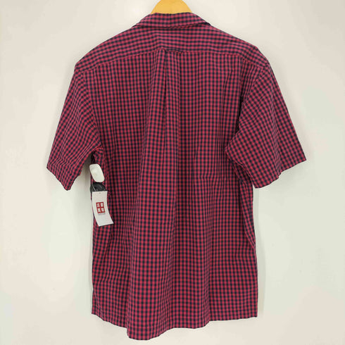 ポロバイラルフローレン Polo by RALPH LAUREN 90S CALDWELL スモールポニー刺繍 ギンガムチェック オープンカラーシャツ メンズ import:M