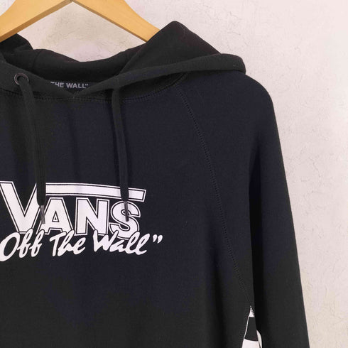 バンズ VANS サイド チェッカーフラッグ ロゴプリント プルオーバーパーカー メンズ M
