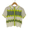 レイビームス Ray BEAMS 24ss ウェーブ ボーダー ニット シャツ レディース