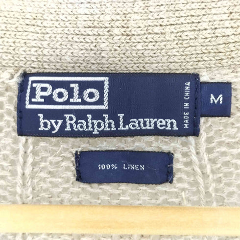 ポロバイラルフローレン Polo by RALPH LAUREN 90s リネンカーディガン メンズ import:M