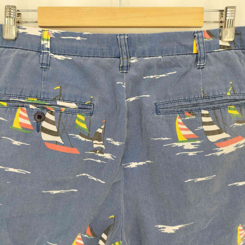 ステューシー Stussy 00S 紺タグ ヨット柄 チノショーツ メンズ 34inch