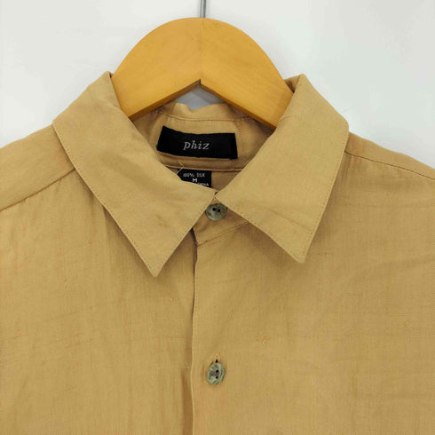 phiz 90-00s ネップボディ シルクシャツ メンズ import:M