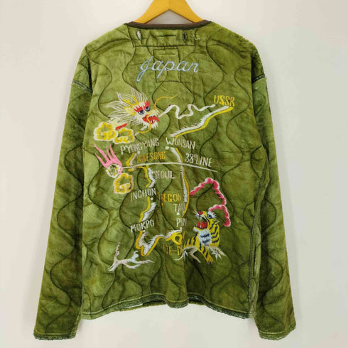 トーキングアバウトザアブストラクション TALKING ABOUT THE ABSTRACTION 25AW SOUVENIR PRINT CARDIGAN スーベニア転写フリースカーディガン メンズ JPN:M