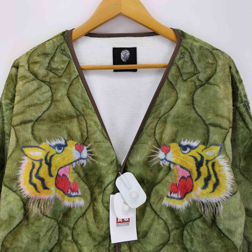 トーキングアバウトザアブストラクション TALKING ABOUT THE ABSTRACTION 25AW SOUVENIR PRINT CARDIGAN スーベニア転写フリースカーディガン メンズ JPN:M