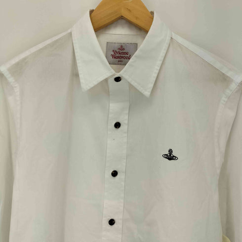 ヴィヴィアンウエストウッドマン Vivienne Westwood MAN ワンポイントオーブ刺繍 L/Sシャツ メンズ 46