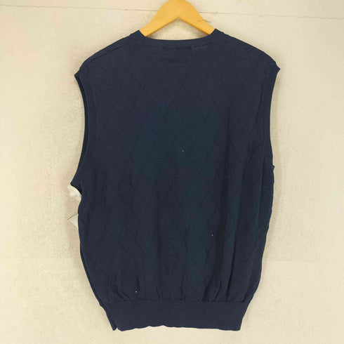 ポロバイラルフローレン Polo by RALPH LAUREN PIMA COTTON アーガイル コットンニットベスト メンズ XL