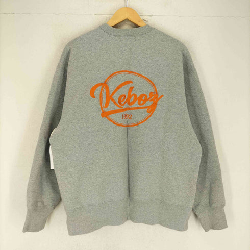 ケボズ KEboz 両面刺繍クルーネックスウェット メンズ XL