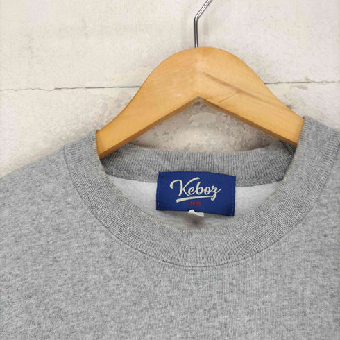 ケボズ KEboz 両面刺繍クルーネックスウェット メンズ XL