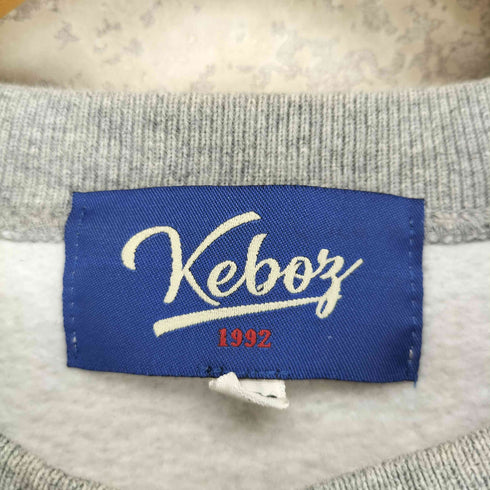 ケボズ KEboz 両面刺繍クルーネックスウェット メンズ XL