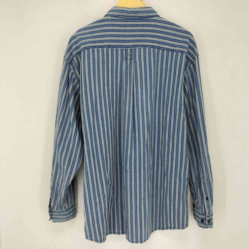FIELD MASTER ストライプ柄 長袖 シャツ メンズ import:XL